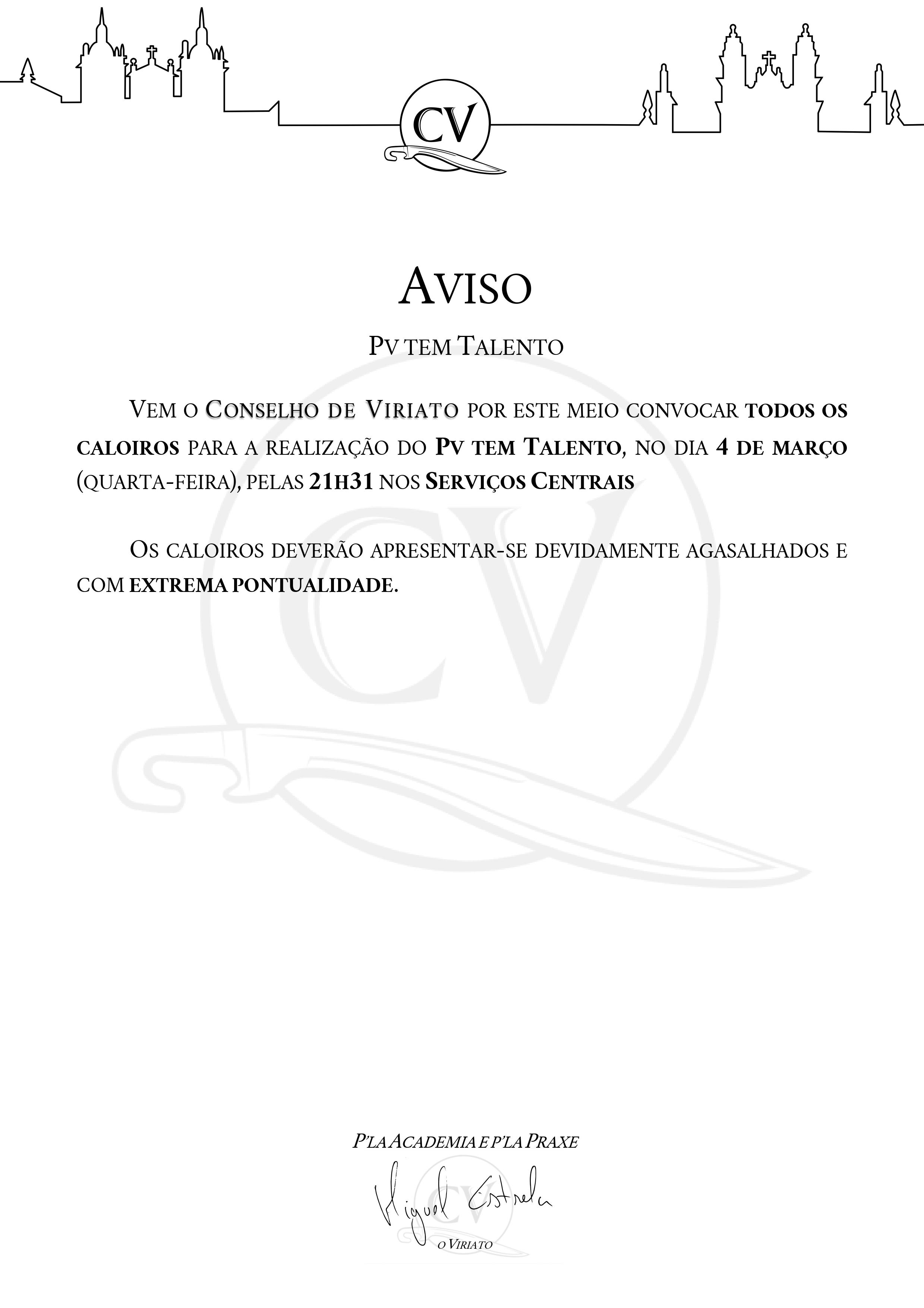 Praxe de CV - PV tem Talento